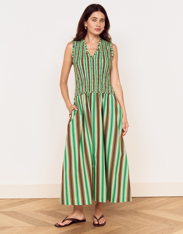 MINKPINK - Rue Shirred Midi Dress