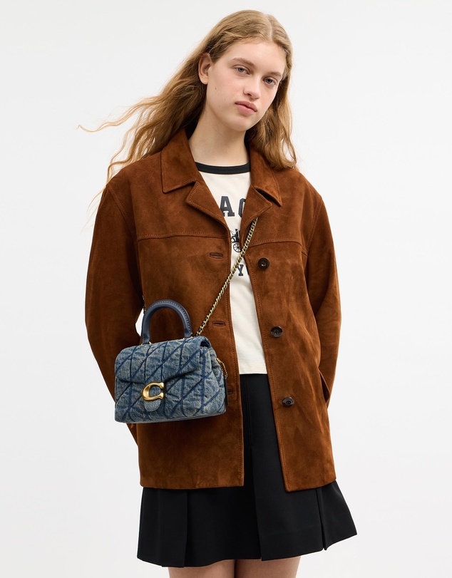 Coach - Loved Denim Tabby Top Handle
