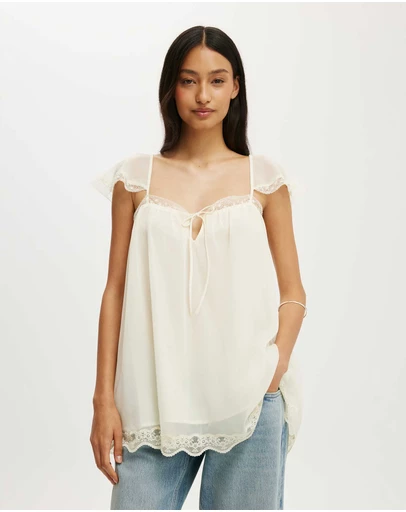 Cotton On - Florence Flutter Sleeve Tunic