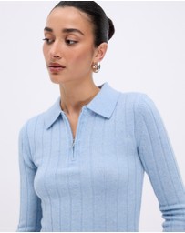 Minima Esenciales - Vali Merino Wool Knit Polo