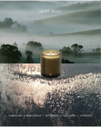 Black Blaze - Misty Hills Scented Candle