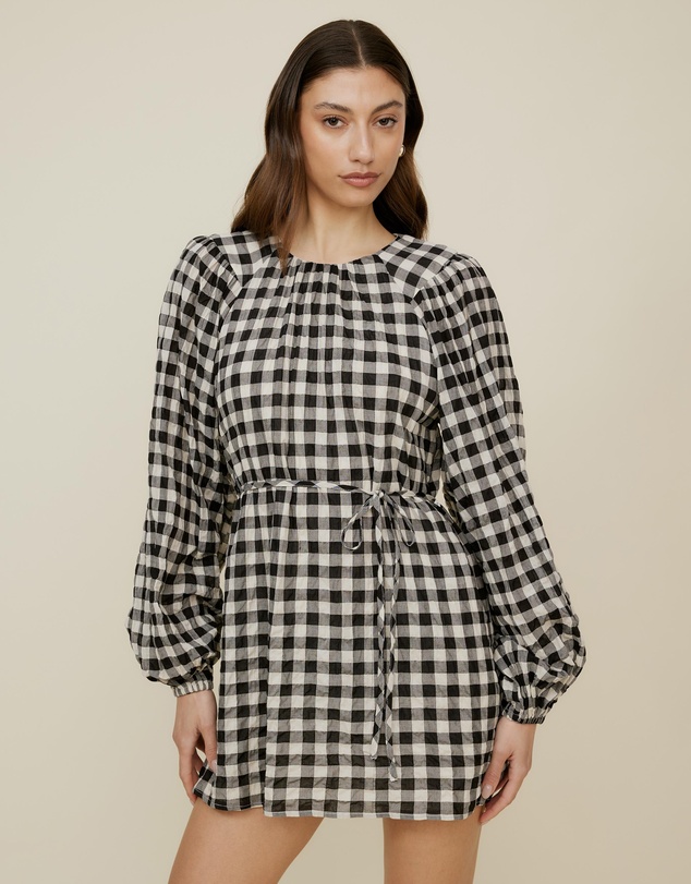 The Fated - Yvelines Check Mini Dress