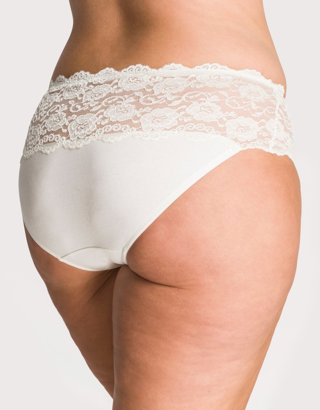 Ava & Audrey  - Ava & Audrey Greta Lace and Cotton Brief