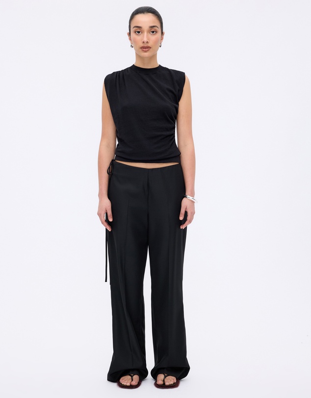 Minima Esenciales - Quill Wool Blend Tie Pants
