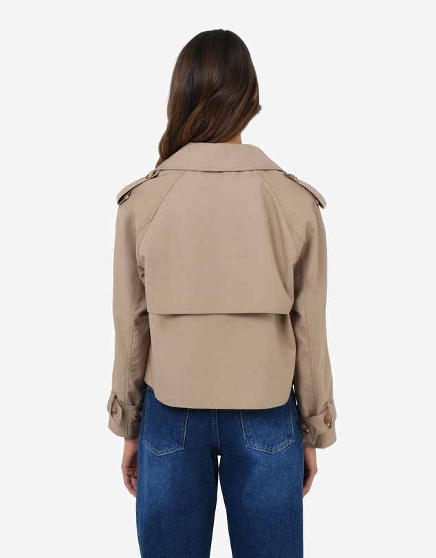 Forcast - Collins Cropped Trench Coat