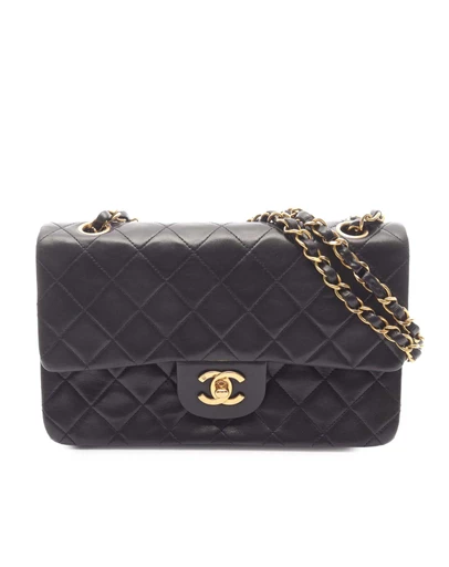 Pre-Loved by Azura Reborn - Pre-Loved Small Classic Lambskin Double Flap