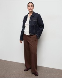 M.N.G - High-Waist Straight Trousers