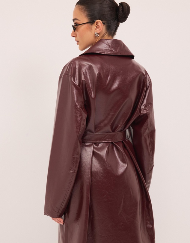 Calli - Nicholas Leather Look Trench Coat