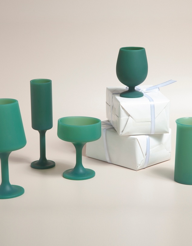 porter green - mecc | silicone unbreakable cocktail glasses