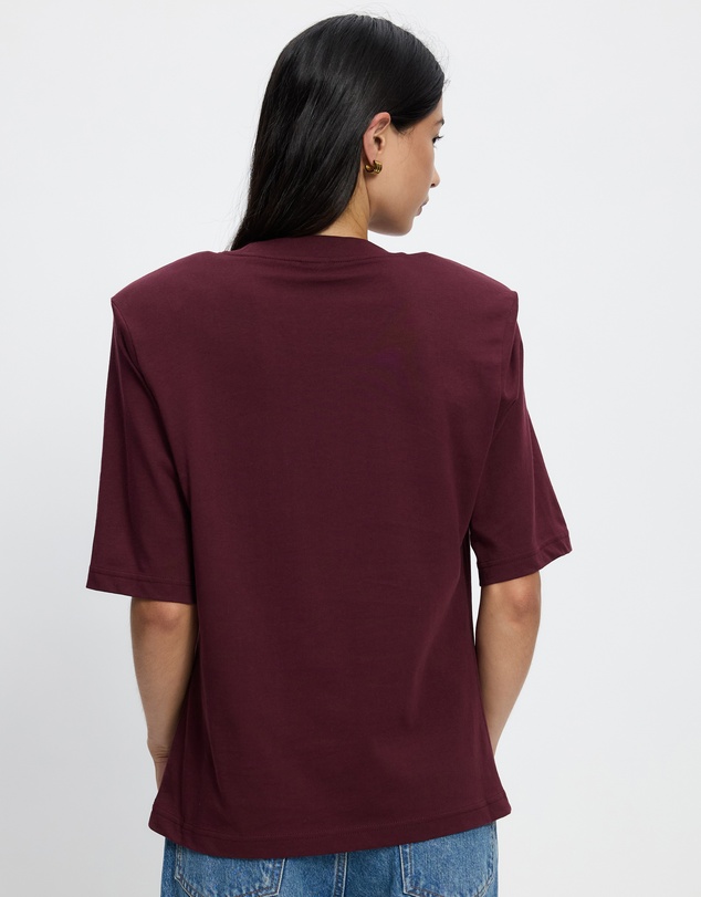 & Other Stories - Padded-Shoulder Cotton T-Shirt
