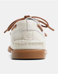 Sperry - A/O 2-Eye Leather White Gum- Women's