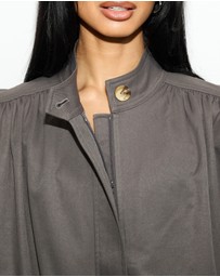 Dazie - Daniella Pleated Bubble Hem Jacket