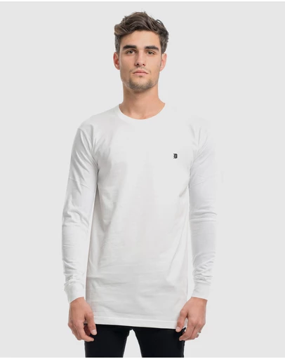 DVNT - Classic Embroidery Long Sleeve Tee