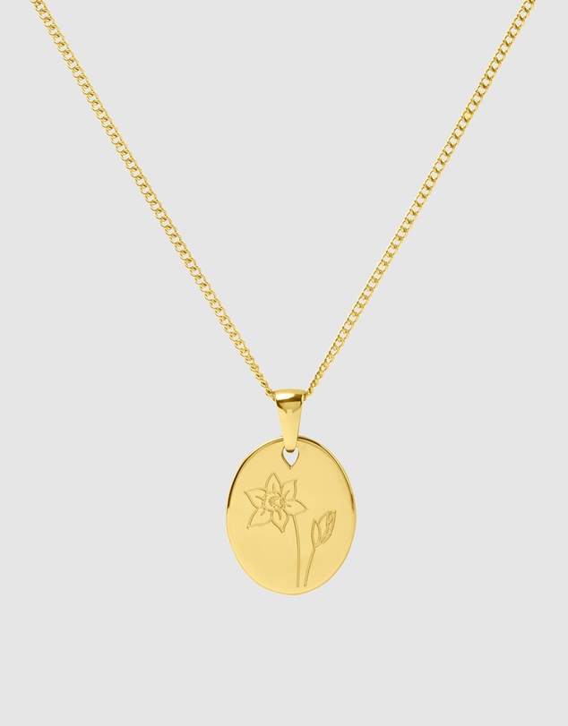 Pastiche - March Birth Flower Necklace