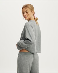 Cotton On Body - Super Soft Waffle Henley Top