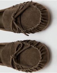 M.N.G - Suede Moccasin