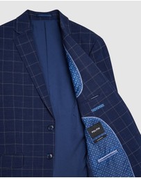 Politix - Sebastian Windowpane Check Tailored Jacket