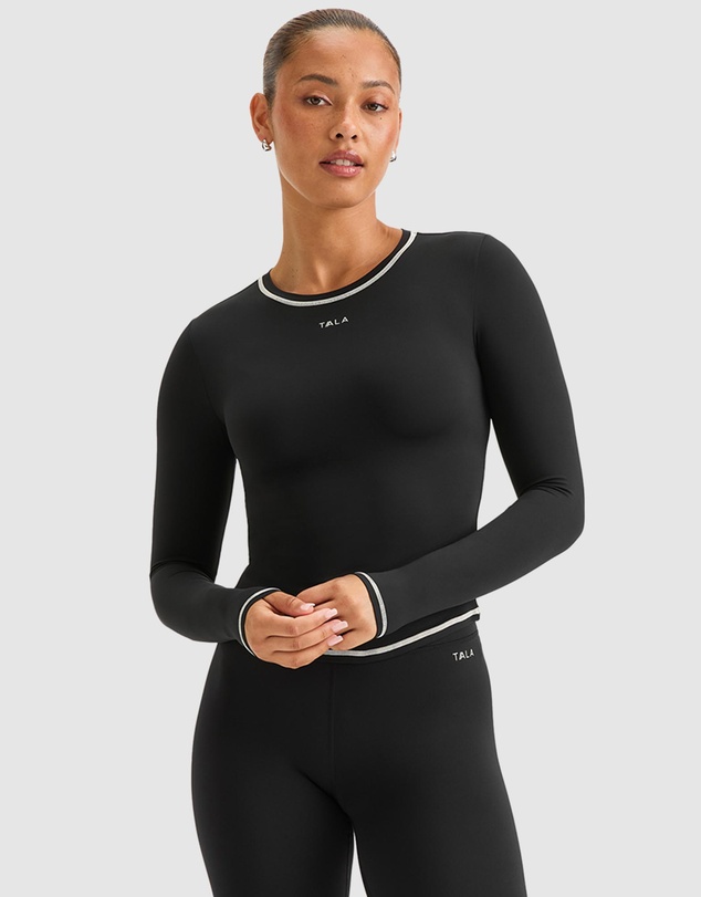 TALA - UltraLite Contrast Stitch Long Sleeve Active Top