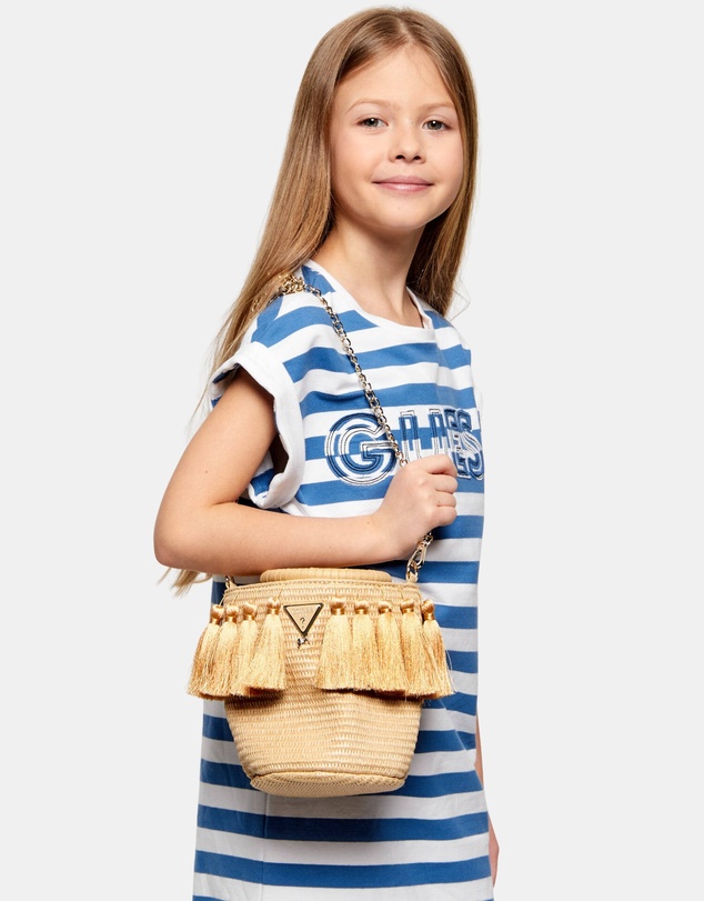 GUESS - Straw Bucket Bag