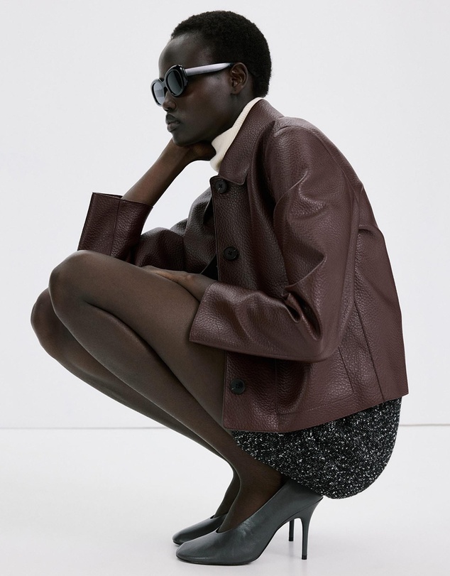 M.N.G - Faux-Leather Jacket With Pockets