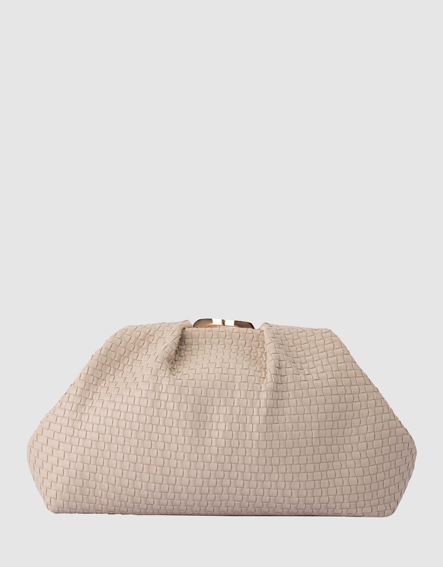 Olga Berg - Martinique Woven Clutch
