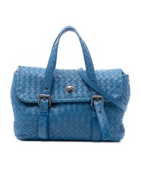 Pre-Loved by Azura Reborn - Pre-Loved Nappa Intrecciato Flap Satchel