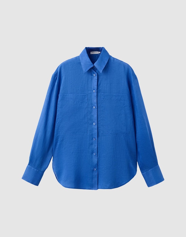 M.N.G - Ramie Shirt with Pockets