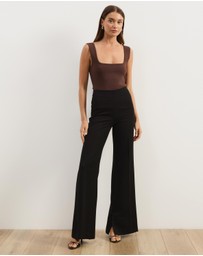 Atmos&Here - Gia Square Neck Knit Top
