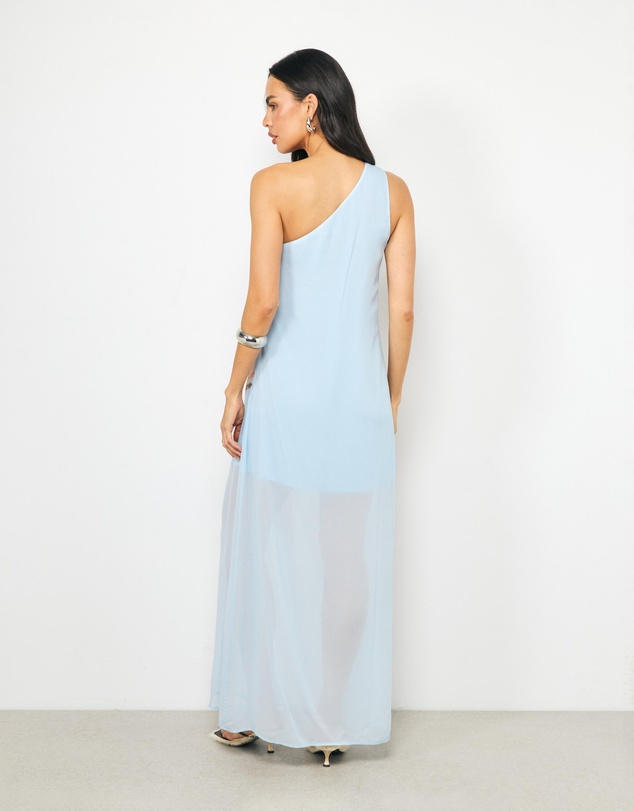 AERE - Rosalee One Shoulder Maxi Dress