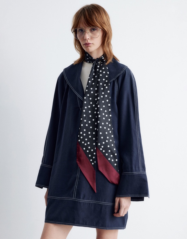 & Other Stories - Sailor Collar Mini Dress