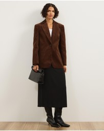 Atmos&Here - Annabel Oversized Corduroy Blazer