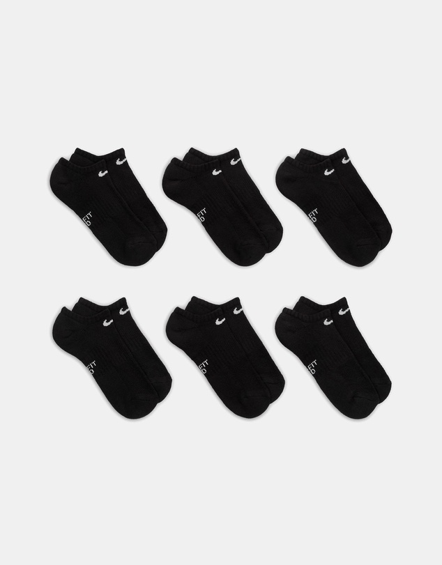 Nike - 6-Pack Cushioned No-Show Socks - Teens