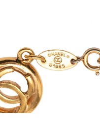 Pre-Loved by Azura Reborn - Pre-Loved CC Gold Plated Openwork Circle Charms Link Bracelet