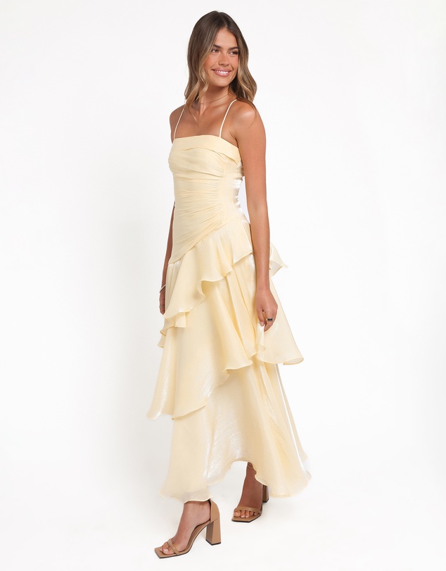 Petal & Pup - Rosalie Maxi Dress - Butter Yellow