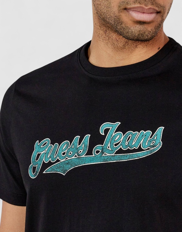 GUESS - GUESS JEANS Short Sleeve Crew Neck 1981 T-Shirt