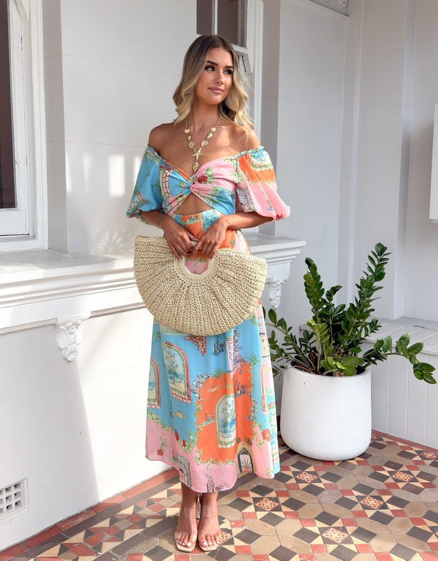 Esther & Co - Tomika Dress - Multi Print