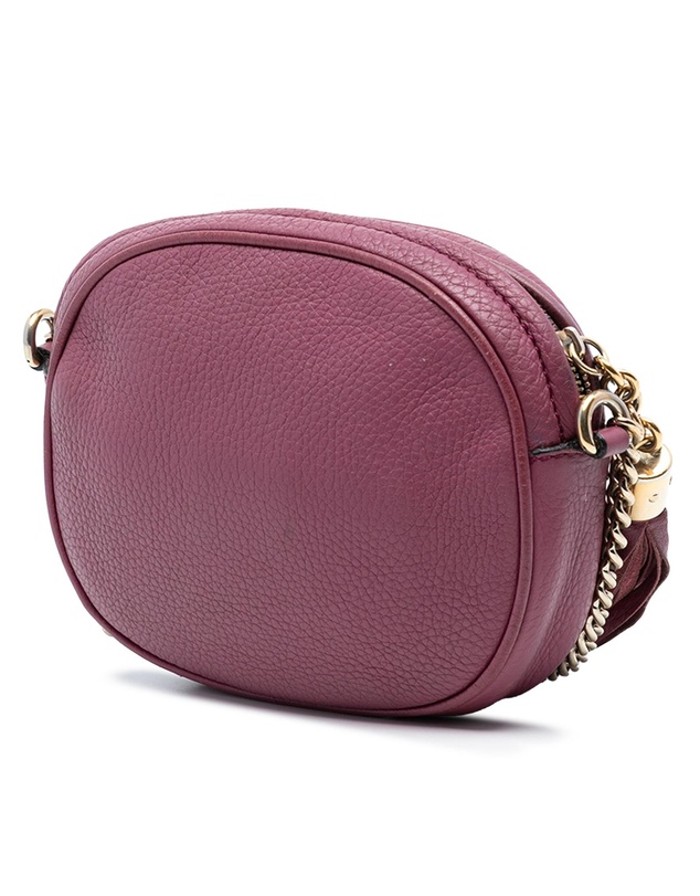 Pre-Loved by Azura Reborn - Pre-Loved Mini Pebbled Calfskin Soho Chain Crossbody