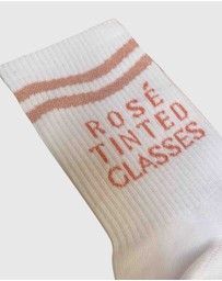 High Heel Jungle - Rosé Tinted Glasses Sock