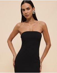CHANCERY - Cleo Peplum Midi Dress