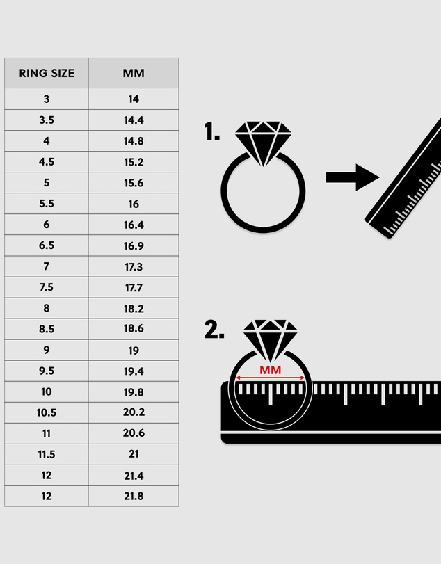 Diesel - Band Silver Tone Ring