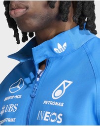 adidas Performance - MERCEDES - AMG PETRONAS FORMULA 1 TEAM BLUE WONDER DRIVER HARRINGTON JACKET Mens