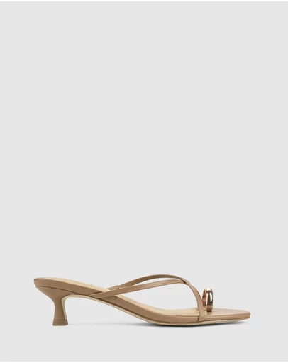Siren - Xane Kitten Heel Thongs