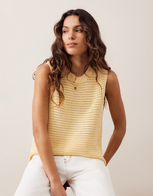 Ceres Life - Maddy Mesh Knit Tank