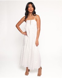 Petal & Pup - Kendal Maxi Dress - White