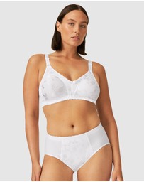 Naturana - Wide Strap Wireless Minimiser Bra