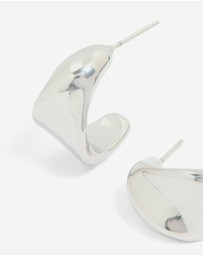 Lovisa - Waterproof Stainless Steel Organic Teardrop Earrings