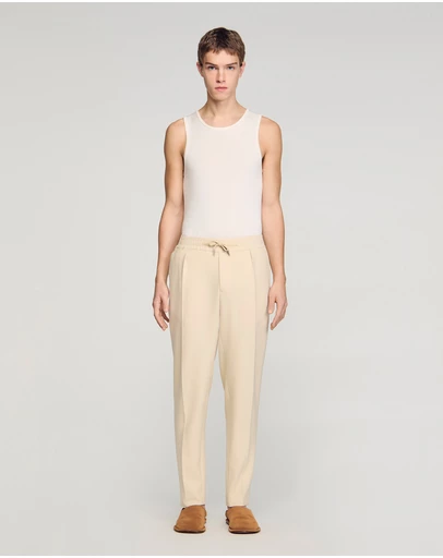 Sandro - Jersey Pli Pants