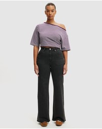 Cotton On - Curvy Stretch Wide Jeans