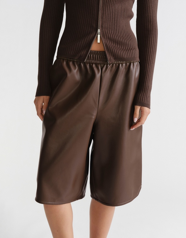 Decjuba - D-Luxe PU Bermuda Shorts