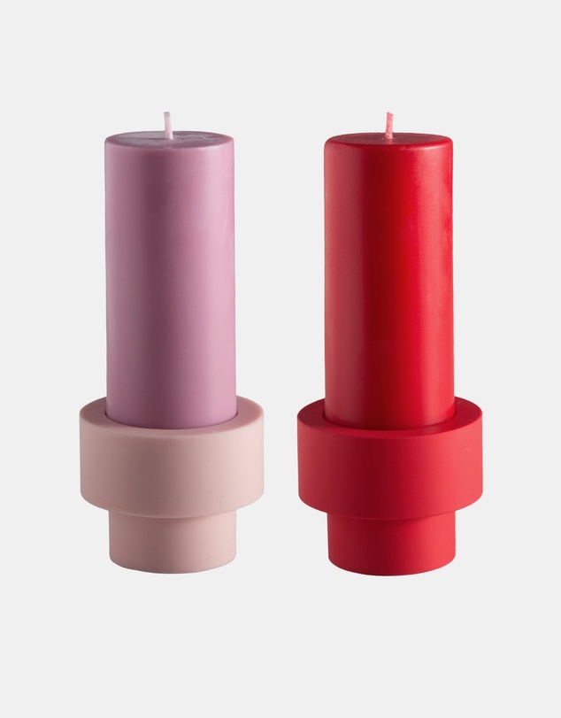 porter green - flipp sml silicone unbreakable candle holder set